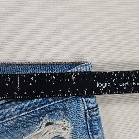 Levi's Premium High Rise Wedgie Icon Ankle Distressed Jeans Women's Size 31 - Picture 6 of 9